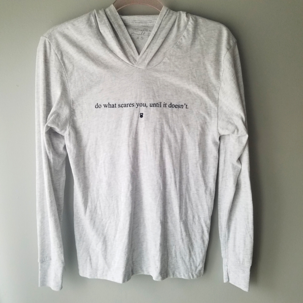 Belle & Bell Do What Scares You Hoodie Size XS